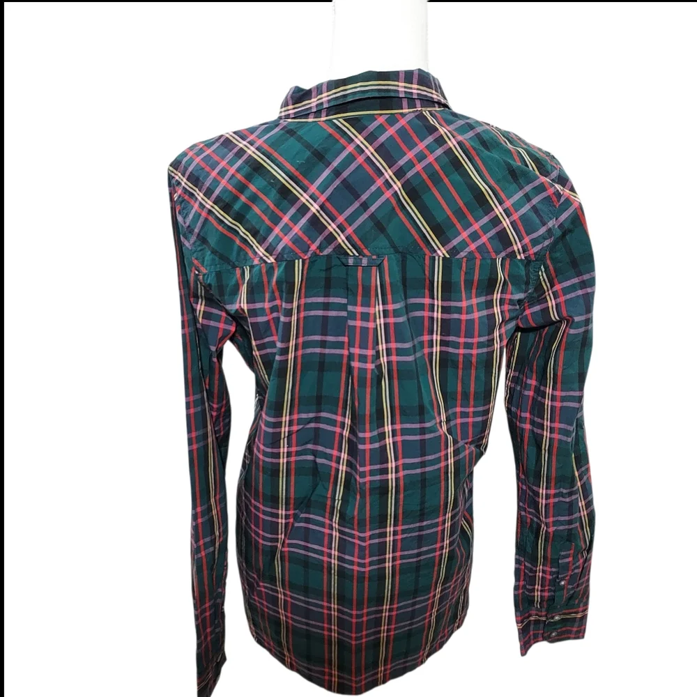 J. Crew Classic Tartan Button Down Shirt 10